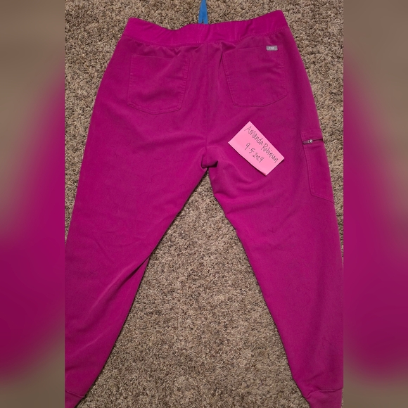 Raspberry Sorbet Zamora Joggers - Picture 2 of 2